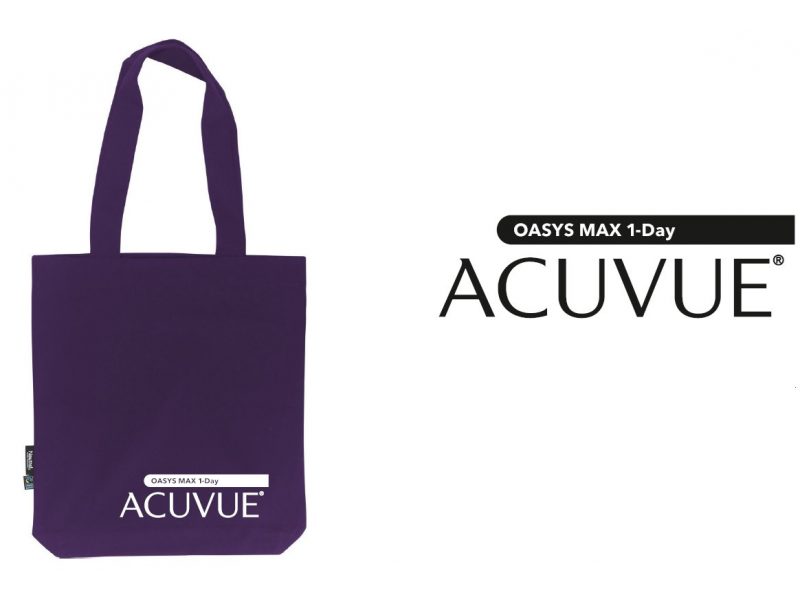 Borsa di tela Acuvue Oasys 1-Day Max