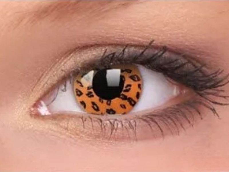 ColourVUE Crazy Giallo Leopardo (2 pz) - senza diottrico