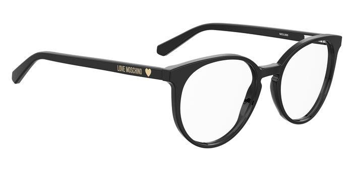 Armação de Óculos Moschino Love - Mol590 807 - Preto 52 - Armação