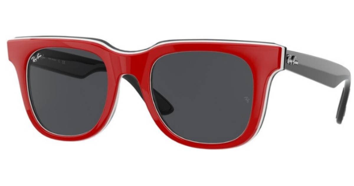 Occhiali da sole rossi Ray Ban