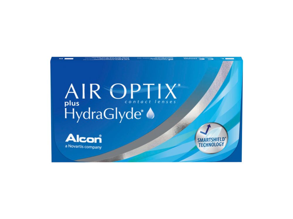 Air Optix Plus HydraGlyde (3 pz) Lenti a contatto mensili Lotrafilcon B